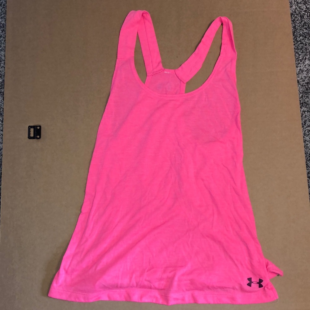 pink under armour tank